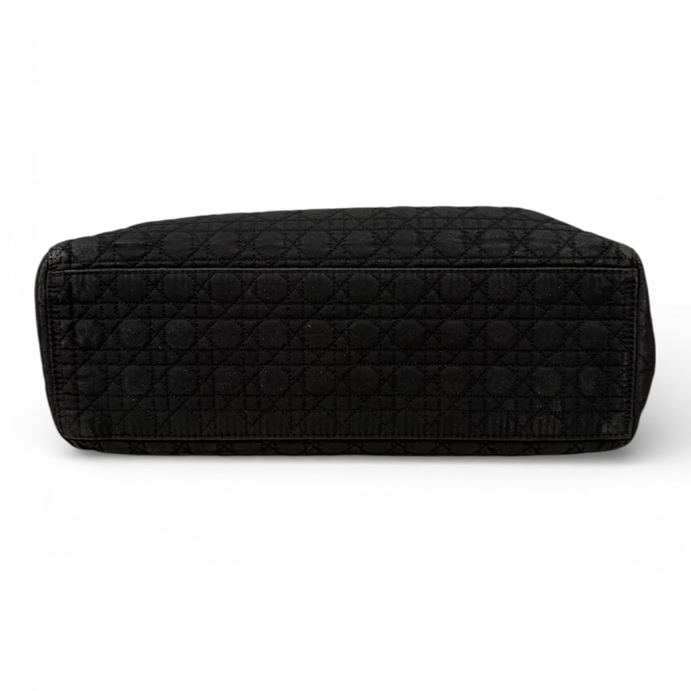 Dior Lady Dior Nylon Cannage Black Quilted Handbag with COA - Picture 7 of 10